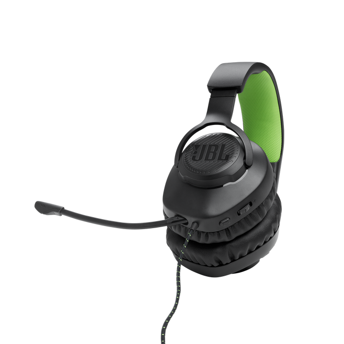 JBL Quantum 100X Console - Black - Wired over-ear gaming headset with a detachable mic - Detailshot 1 image number null